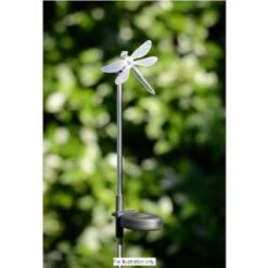 B&M Colour Changing Solar Stake Light - Dragonfly -Garden Supply Store 286951 colour changing stake solar light dragonfly 5