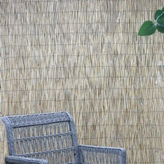 B&M Peeled Reed Screening 100 X 300cm -Garden Supply Store 318666 318664 peel reed screen1 1