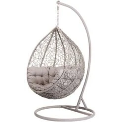 B&M Siena Hanging Egg Chair -Garden Supply Store 331302 hanging egg chair 2