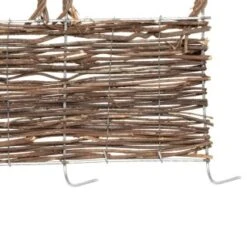 Deluxe Rattan Border Fence 92 X 28cm 3 Deluxe Rattan Border Fence 92 X 28cm -Garden Supply Store 353567 wicker fence 92x28cm 2