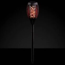 Morocco Solar Light Post -Garden Supply Store 353593 morocco flame effect torch stake 48cm 3