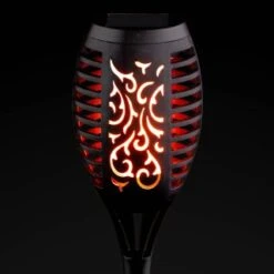 Morocco Solar Light Post -Garden Supply Store 353593 morocco flame effect torch stake 48cm 4