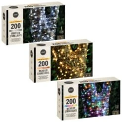 Solar Powered Micro LED Lights 200pk - Cool White -Garden Supply Store 379225 379228 379230 200 solar powered micro led string lights group 1