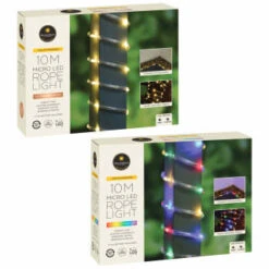 Solar Powered 10m Micro LED Rope Light - Multicolour -Garden Supply Store 379267 379269 mason and jones 10m micro led rope lights main