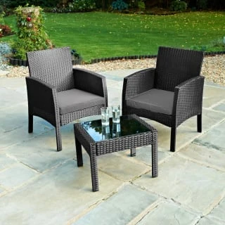 Bali Armchair Bistro Set 3pc 1 Bali Armchair Bistro Set 3pc