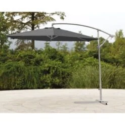 Deluxe Hanging Parasol 3m - Grey