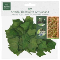 B&M Artificial Decorative Ivy & Eucalyptus Garland 6m 7 B&M Artificial Decorative Ivy & Eucalyptus Garland 6m -Garden Supply Store 379980 artifical decorative ivy gerland 6m
