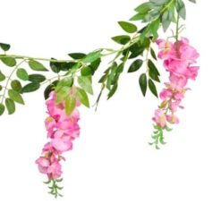 B&M Artificial Wisteria Garland 180cm - Pink -Garden Supply Store 379981 wisteria garland 180cm pink 2