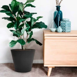 Garden Supply Store -Garden Supply Store 383769 383770 octavia planter slate pewter 28cm