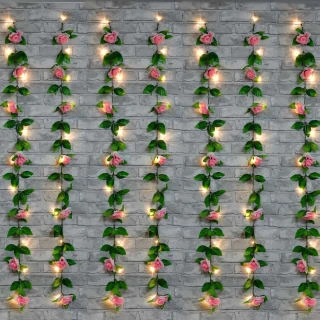 Artificial Rose Solar Curtain 1 Artificial Rose Solar Curtain