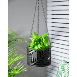B&M Urban Eden Metal Hanging Planter -Garden Supply Store 393063 urban eden metal hanging planter1