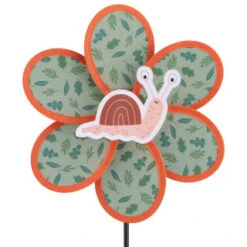 B&M Kids Insect Windmill Stakes 3pk -Garden Supply Store 393684 3pk kids windmills snail 2