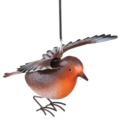 B&M Springy Hanging Bird - Brown -Garden Supply Store 393690 springy bird hanging brown 3