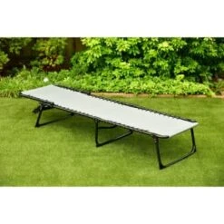 Dakota Premium 3 Position Folding Relaxer Bed - Grey 8 Dakota Premium 3 Position Folding Relaxer Bed - Grey -Garden Supply Store 395732 dakota premium 3 position folding relaxer bed 2