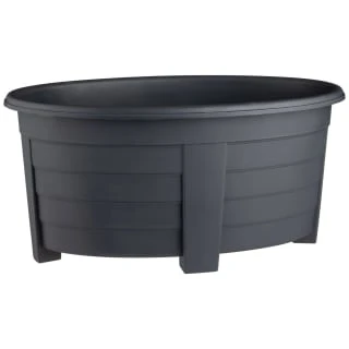 Oval Planter - Black 1 Oval Planter - Black