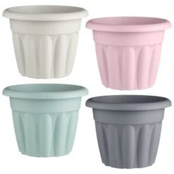 Garden Supply Store -Garden Supply Store 397065 397066 397067 397068 33cm round planter group